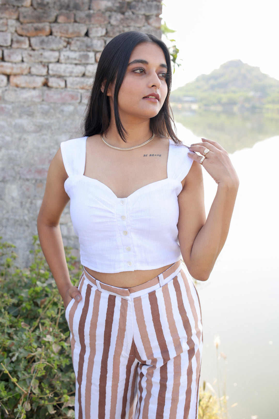 Spotlight Top- White