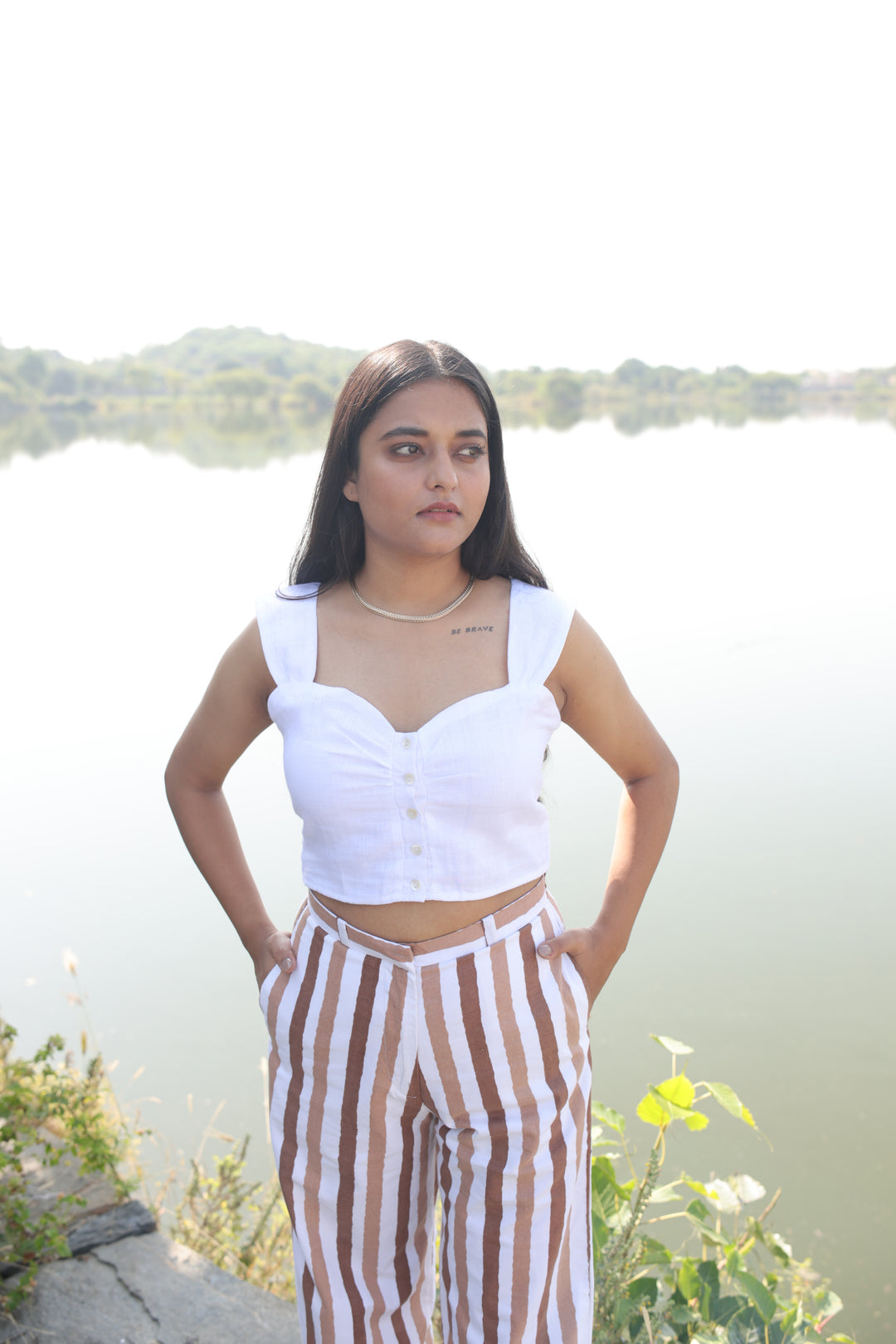 Spotlight Top- White