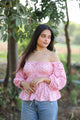 Mehr Top - Pink Ditsy