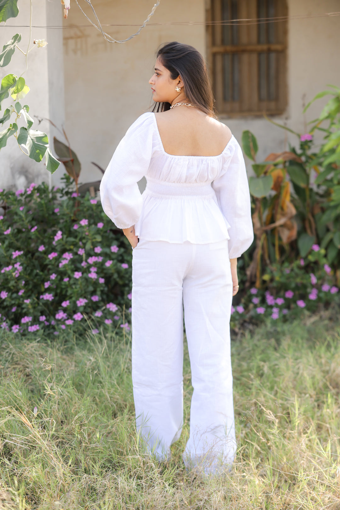 Samor Pants - White