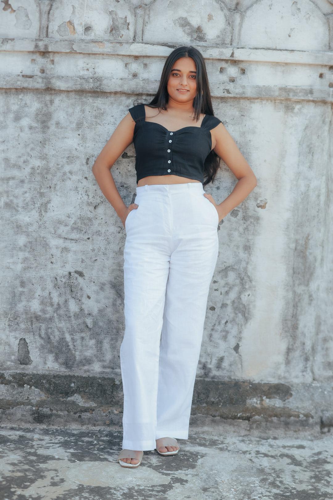 Samor Pants - White