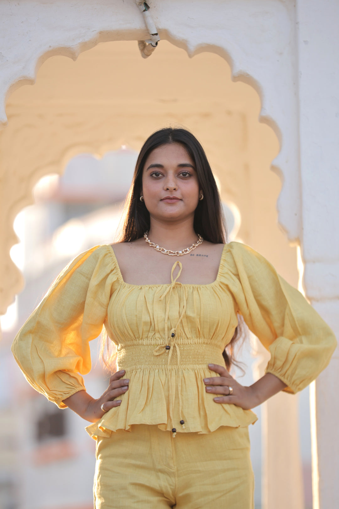 Mehr Top - Yellow
