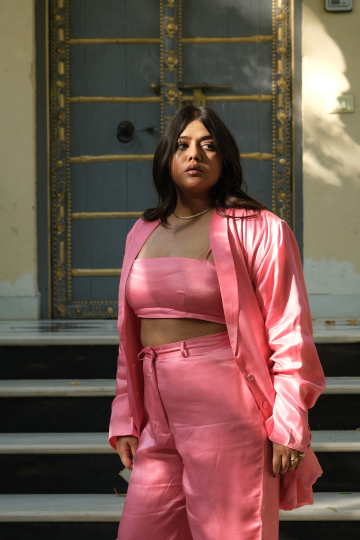 Settle For More Blazer - Pink