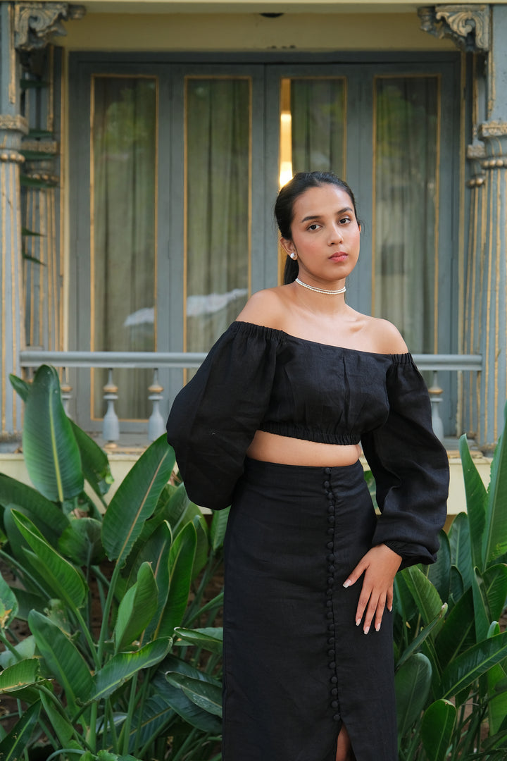 Shama Parwana Set - Black