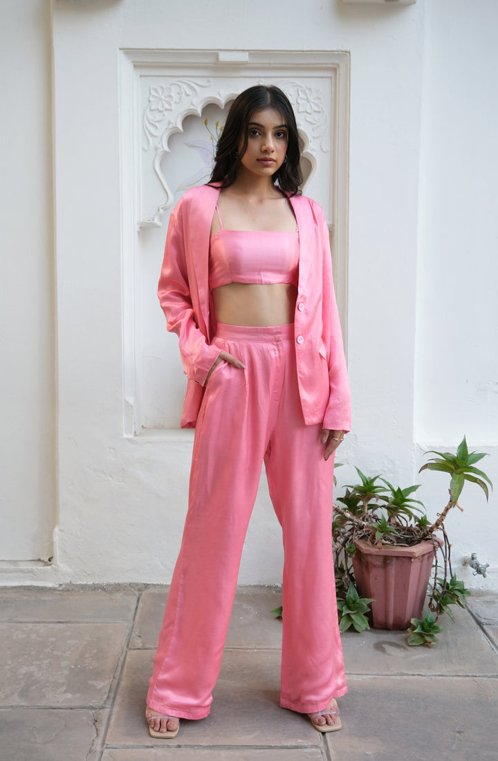Settle For More Blazer - Pink