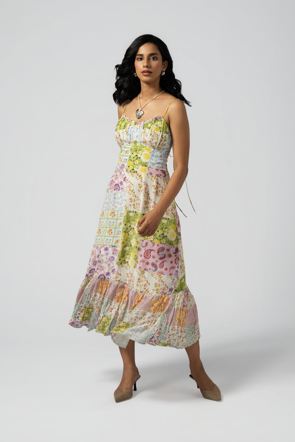 A-line skirt of muse midi