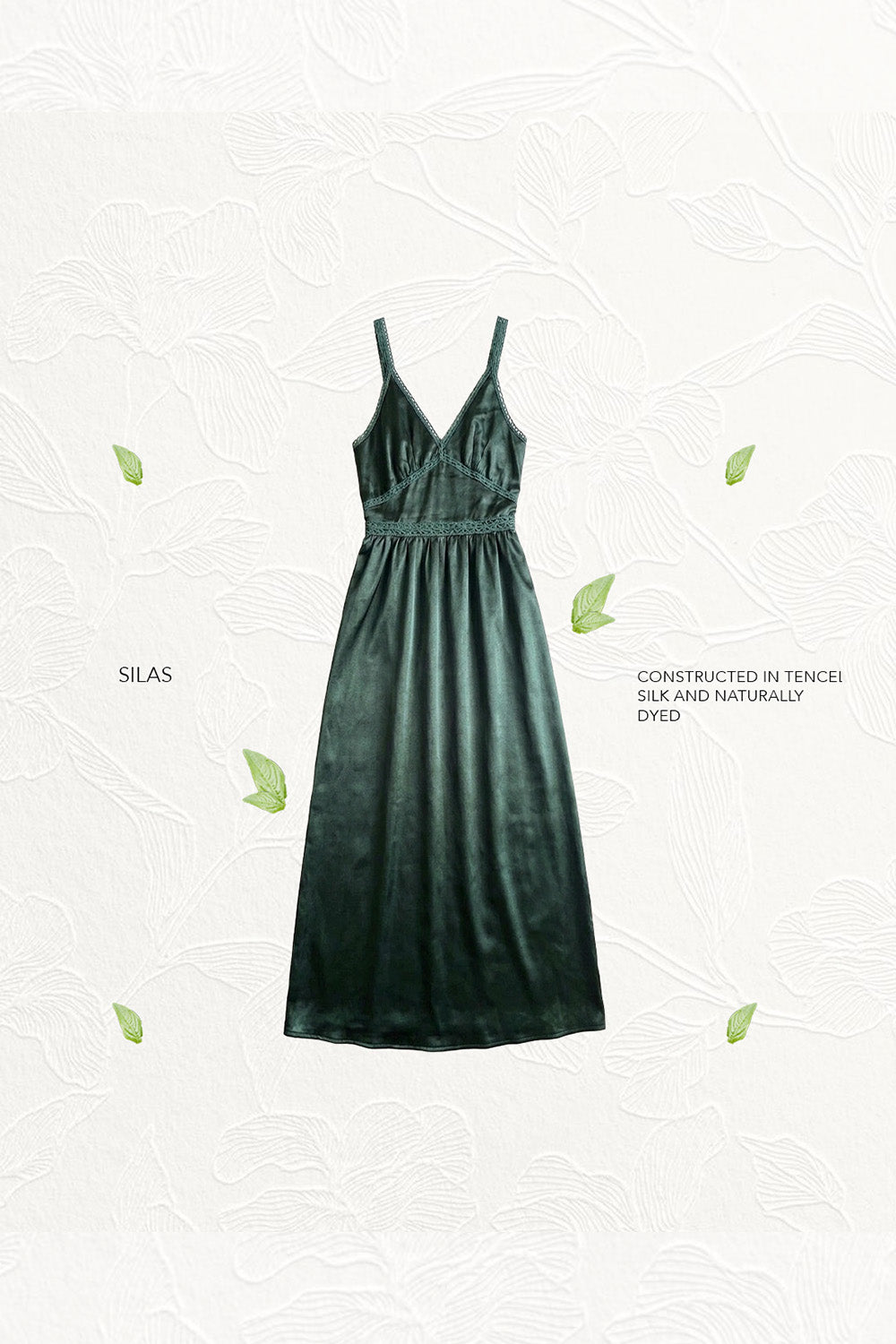 Flat Lay of Silas Slip