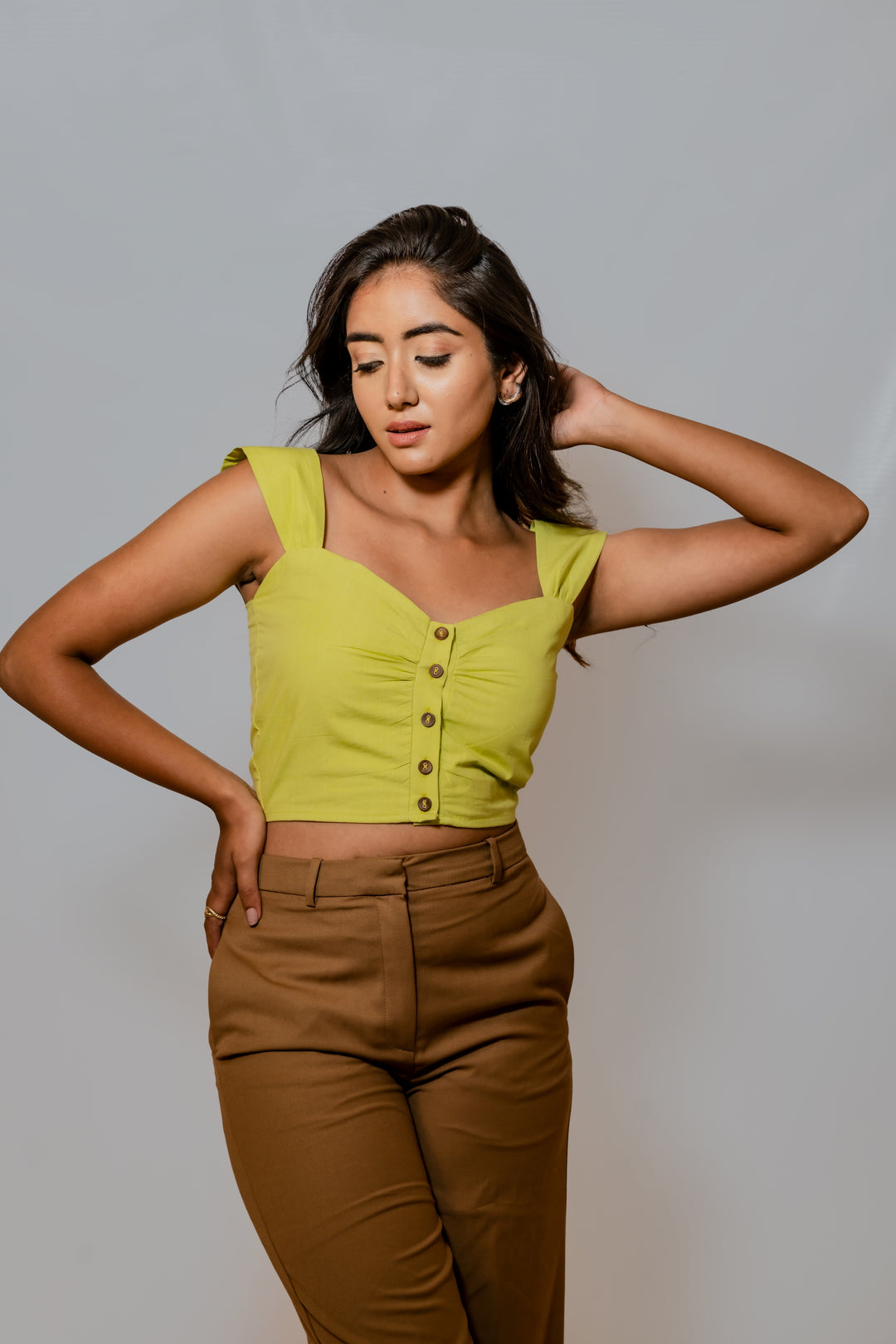 Spotlight Top - Lime Green